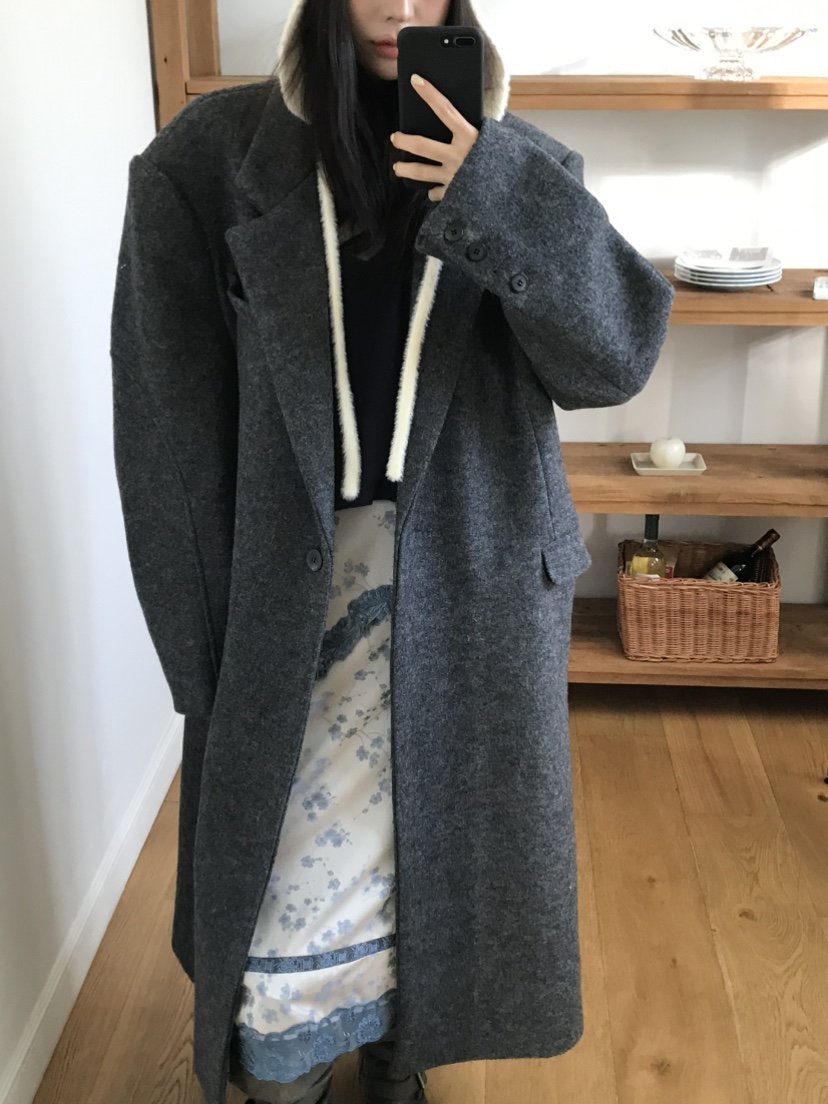 LOVE PULL東大門代購女士新品人氣熱賣真品休閑中長款大衣LOVE PULL中長款大衣