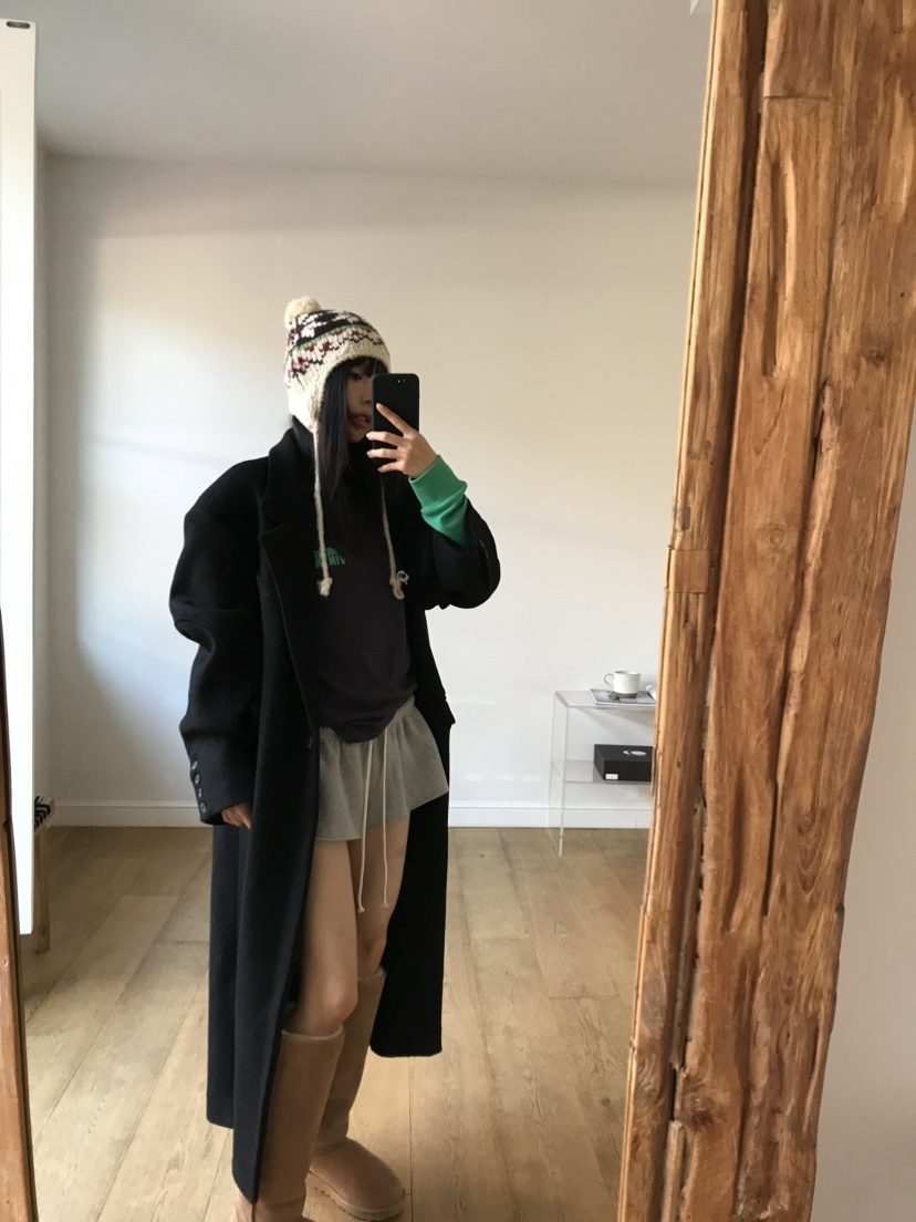 LOVE PULL東大門代購女士新品人氣熱賣真品休閑中長款大衣LOVE PULL中長款大衣