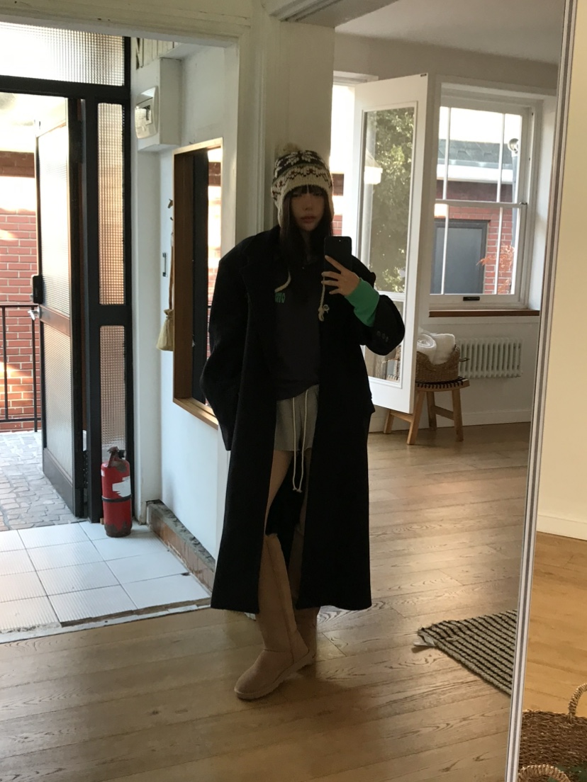 LOVE PULL東大門代購女士新品人氣熱賣真品休閑中長款大衣LOVE PULL中長款大衣