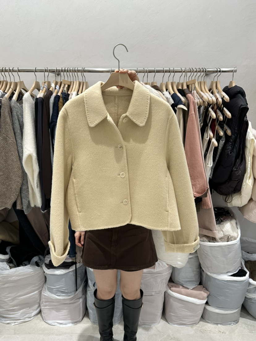 RE:FRESH-L韓國直郵女士新款人氣真品時尚熱賣休閑短款大衣RE:FRESH-L短款大衣圖色3