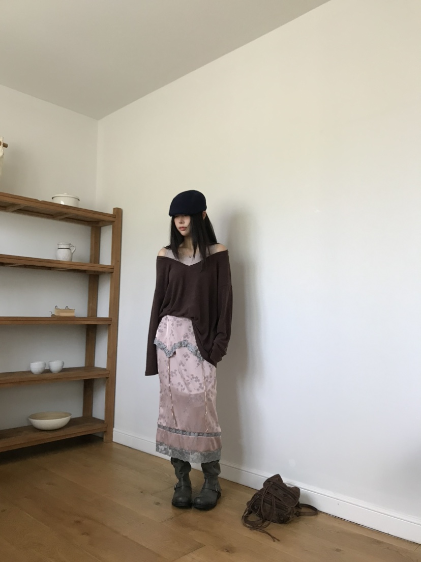 LOVE PULL韓國直郵女士新品熱賣休閑長袖T恤安哥拉假兩件LOVE PULL長袖T恤