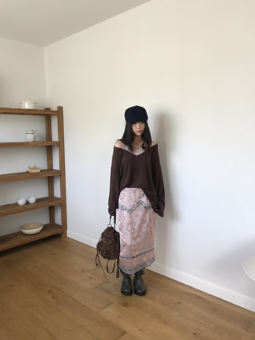 LOVE PULL韓國直郵女士新品熱賣休閑長袖T恤安哥拉假兩件LOVE PULL長袖T恤