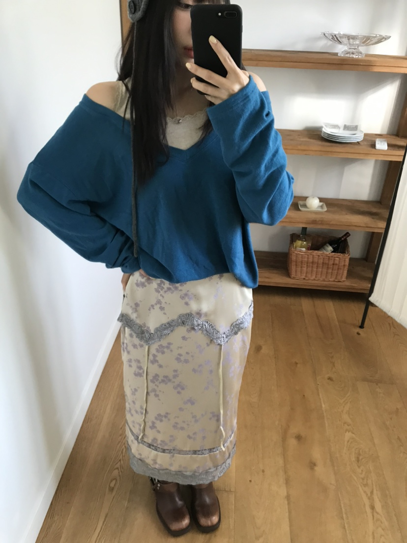 LOVE PULL韓國直郵女士新品熱賣休閑長袖T恤安哥拉假兩件LOVE PULL長袖T恤