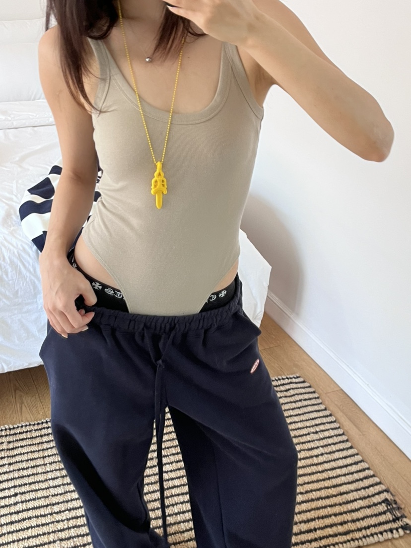 LOVE PULL韓國直郵女士新品時尚推薦休閑吊帶背心抓絨無袖LOVE PULL吊帶/背心