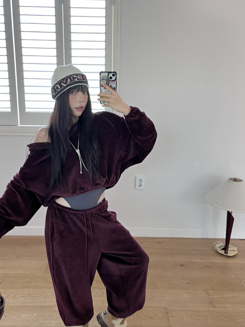 LOVE PULL韓國直郵女士新品人氣真品休閑熱賣推薦休閑褲LOVE PULL休閑褲