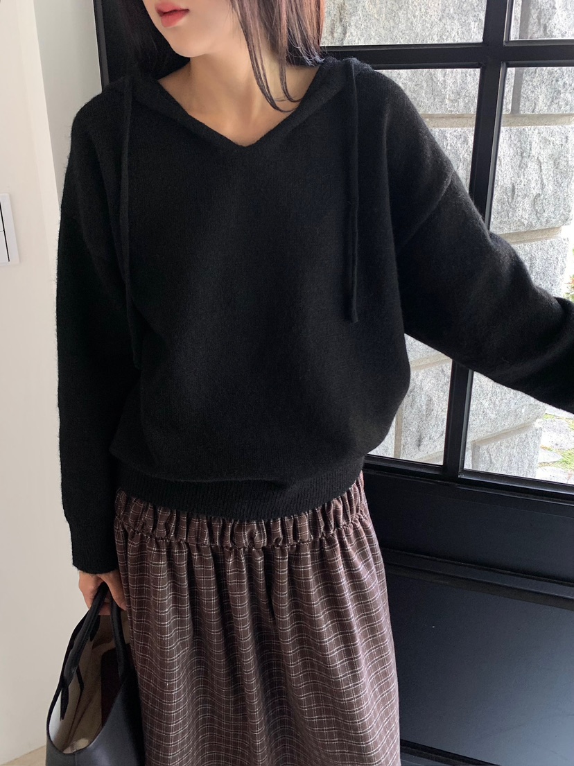 BLEECKER韓國代購女士新品人氣真品推薦休閑長裙格子褶皺BLEECKER長裙