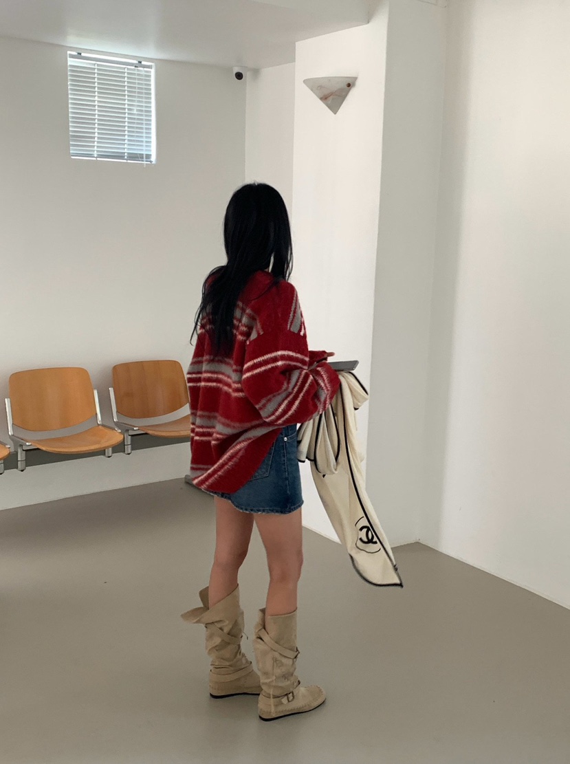 REVE CITE-L韓國直郵女士新款時尚真品休閑人氣推薦針織衫REVE CITE-L針織衫