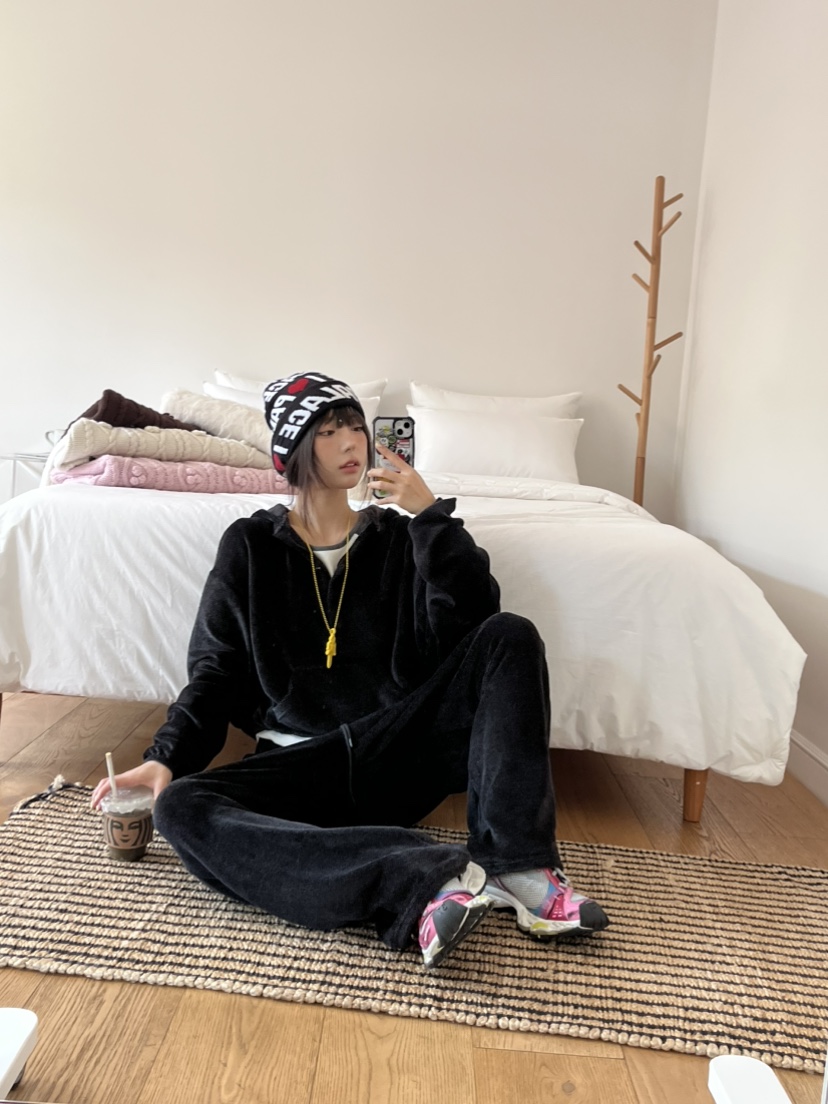 LOVE PULL韓國直郵女士新品推薦熱賣人氣真品衛衣泰迪熊LOVE PULL衛衣