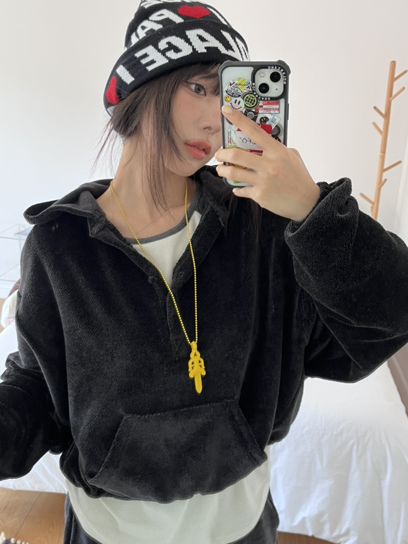 LOVE PULL韓國直郵女士新品推薦熱賣人氣真品衛衣泰迪熊LOVE PULL衛衣
