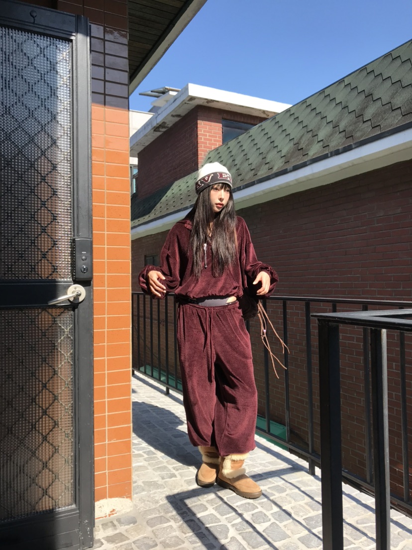 LOVE PULL韓國直郵女士新品推薦熱賣人氣真品衛衣泰迪熊LOVE PULL衛衣