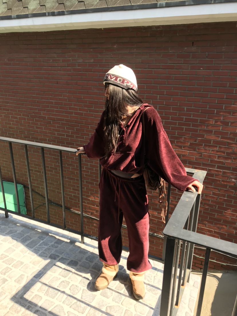 LOVE PULL韓國直郵女士新品推薦熱賣人氣真品衛衣泰迪熊LOVE PULL衛衣