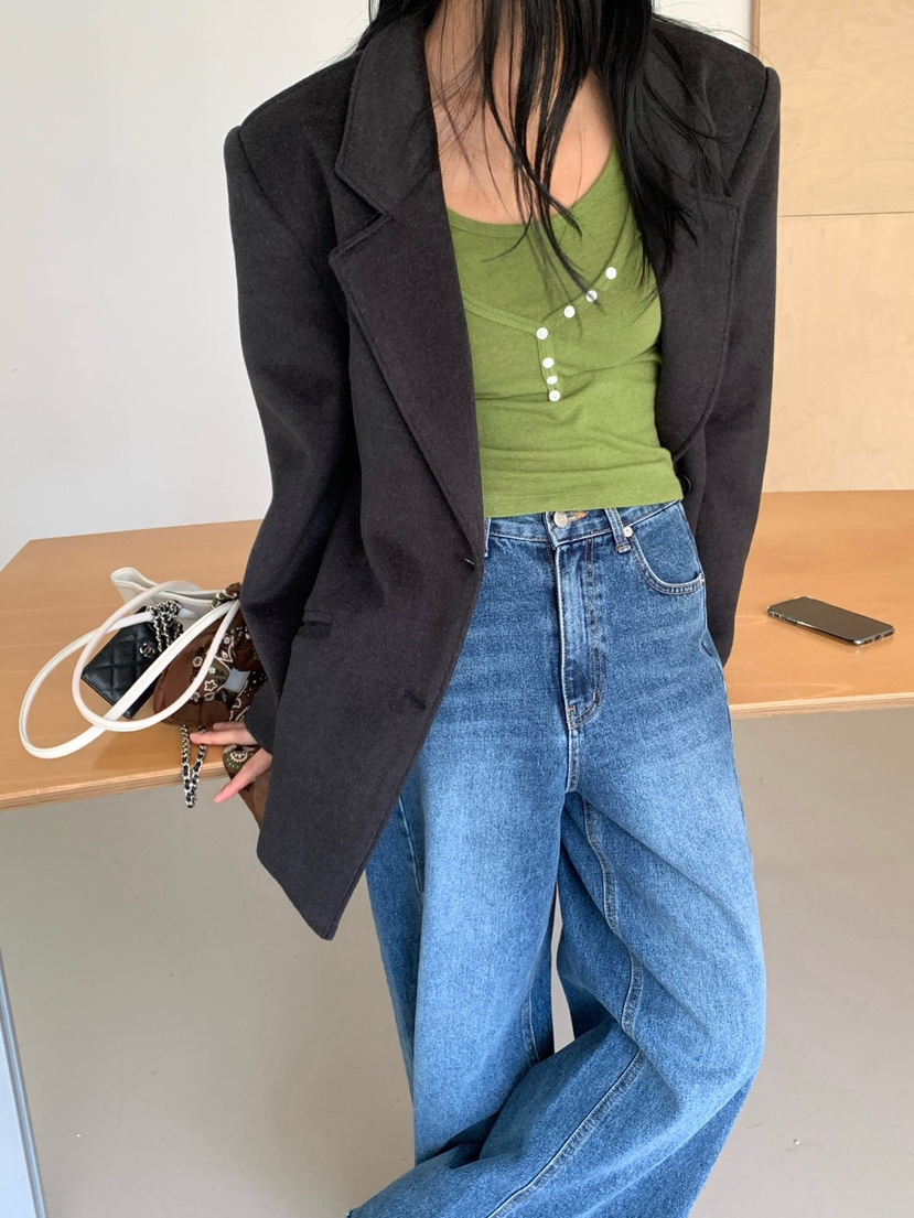 REVE CITE-L東大門代購女裝新品時尚人氣真品休閑熱賣夾克REVE CITE-L夾克圖色3