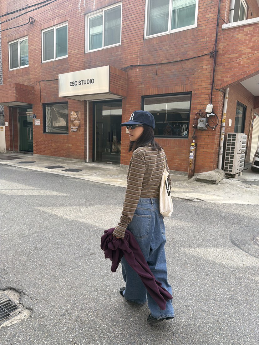 FRANC—L韓國直郵女士新品時尚人氣休閑熱賣真品推薦牛仔褲FRANC牛仔褲