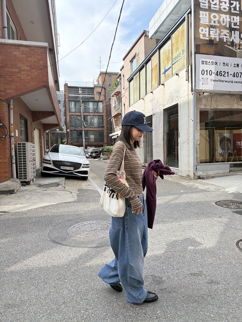 FRANC—L韓國直郵女士新品時尚人氣休閑熱賣真品推薦牛仔褲FRANC牛仔褲