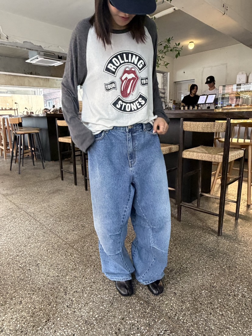 FRANC—L韓國直郵女士新品時尚人氣休閑熱賣真品推薦牛仔褲FRANC牛仔褲