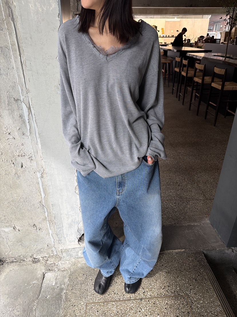 FRANC—L韓國直郵女士新品時尚人氣休閑熱賣真品推薦牛仔褲FRANC牛仔褲