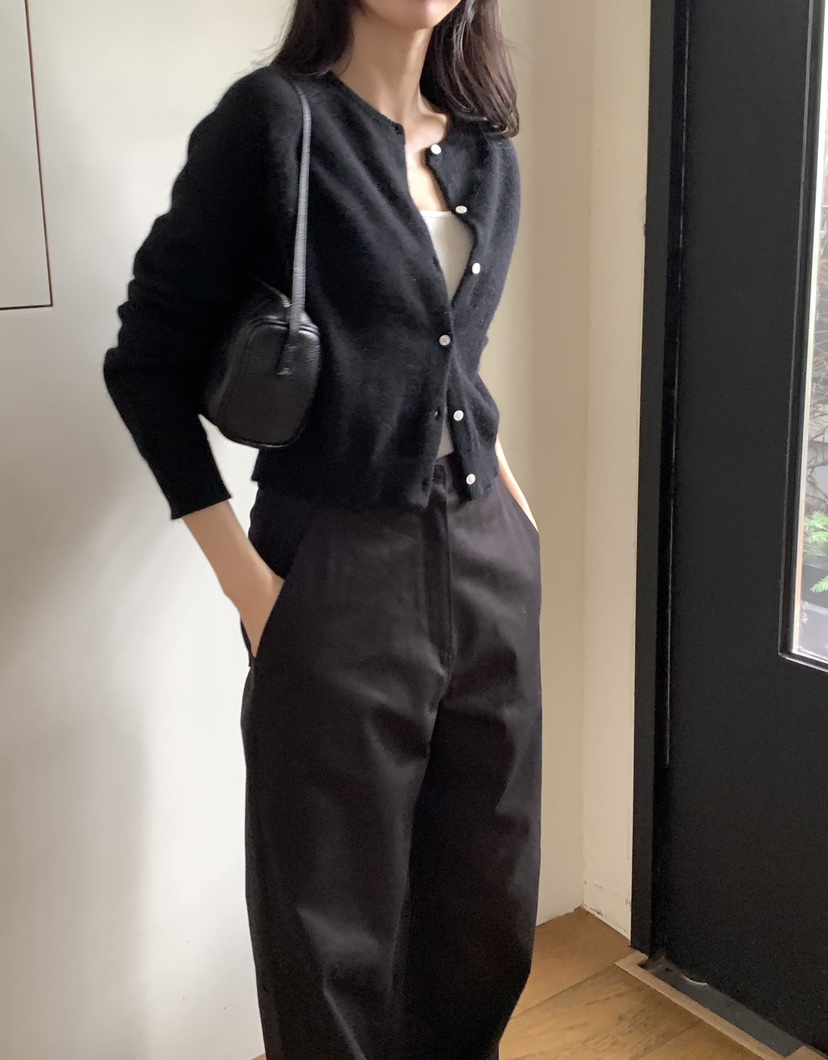 NOTICE東大門直郵女士新款熱賣推薦真品休閑開衫安哥拉開衫NOTICE開衫