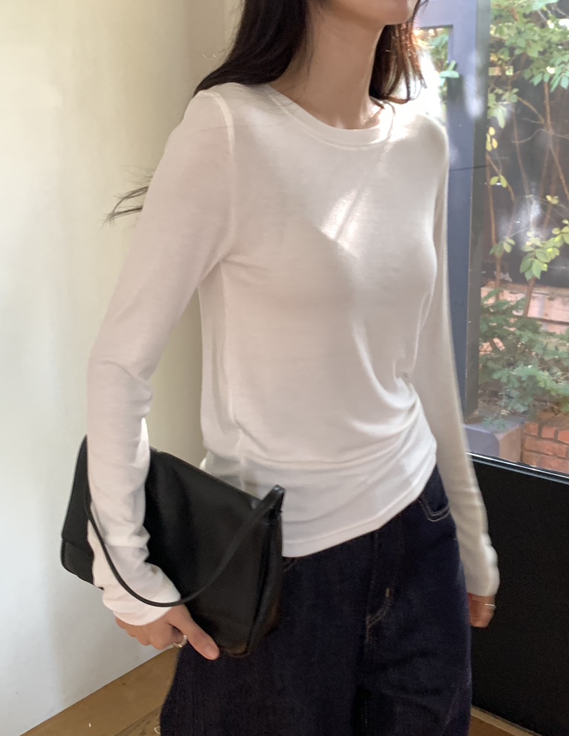 NOTICE東大門實拍女裝新款熱賣推薦休閑人氣時尚真品長袖T恤NOTICE長袖T恤