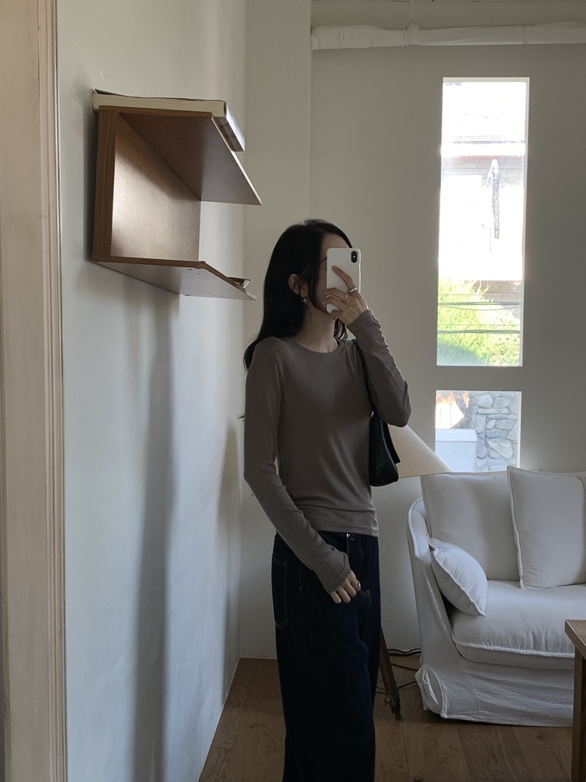 NOTICE東大門實拍女裝新款熱賣推薦休閑人氣時尚真品長袖T恤NOTICE長袖T恤