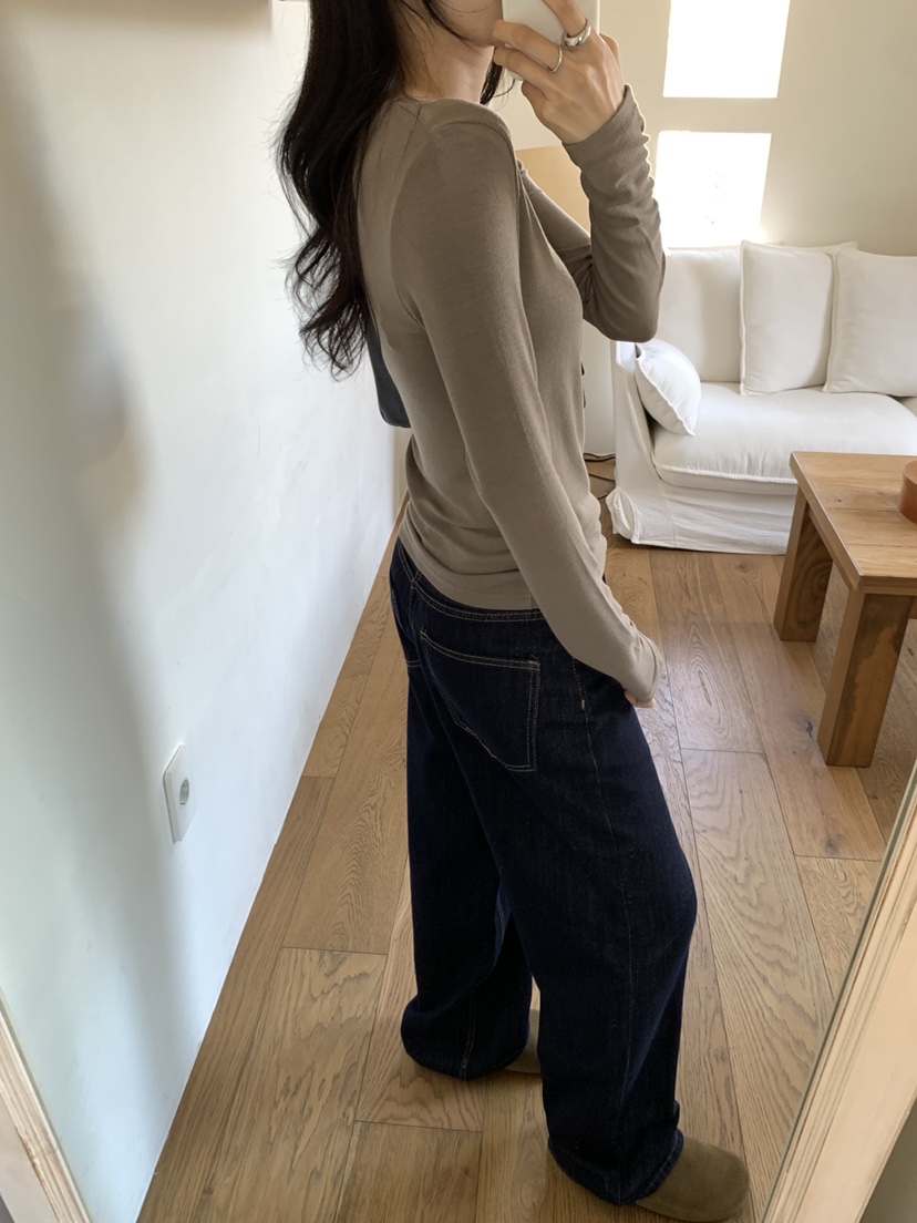 NOTICE東大門實拍女裝新款熱賣推薦休閑人氣時尚真品長袖T恤NOTICE長袖T恤