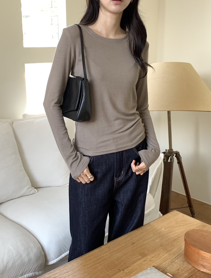 NOTICE東大門實拍女裝新款熱賣推薦休閑人氣時尚真品長袖T恤NOTICE長袖T恤