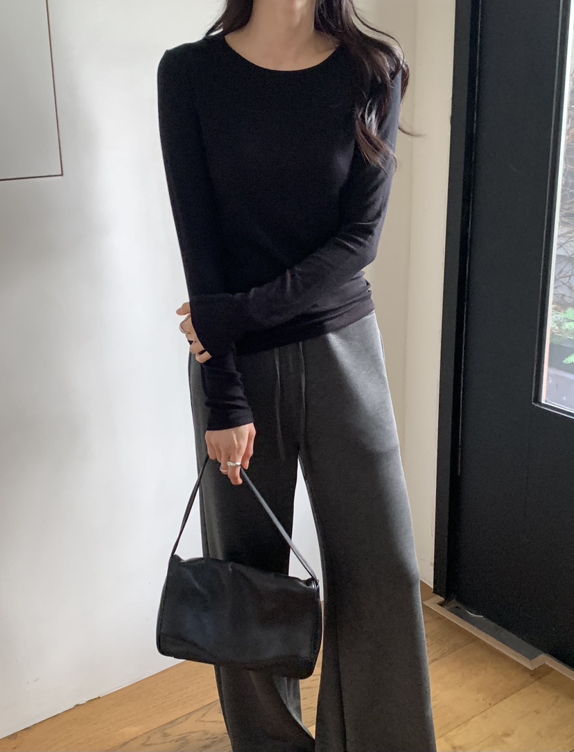 NOTICE東大門實拍女裝新款熱賣推薦休閑人氣時尚真品長袖T恤NOTICE長袖T恤
