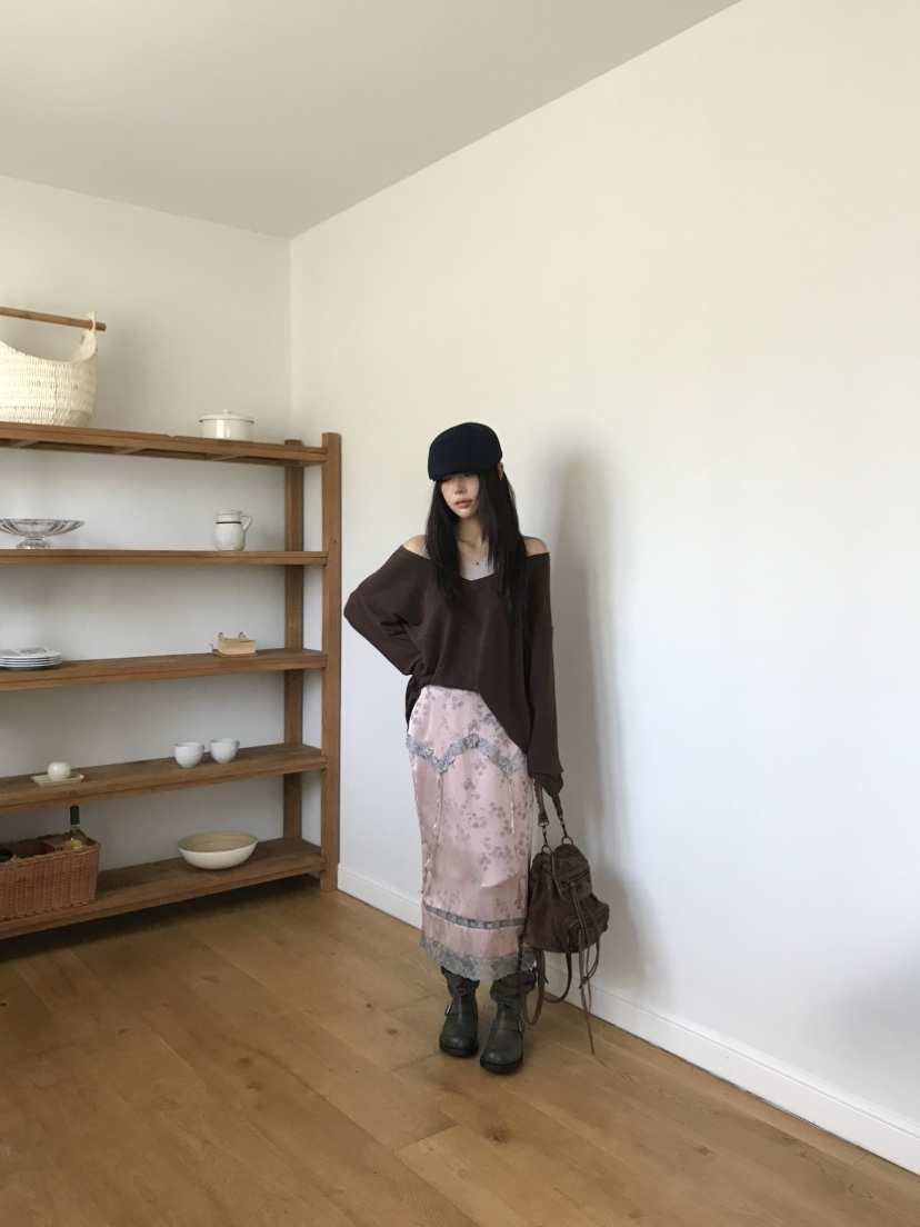 LOVE PULL韓國直郵女士新品熱賣休閑時尚人氣真品推薦長裙LOVE PULL長裙
