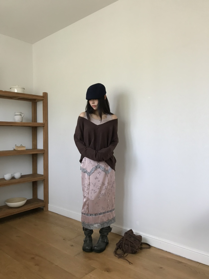 LOVE PULL韓國直郵女士新品熱賣休閑時尚人氣真品推薦長裙LOVE PULL長裙
