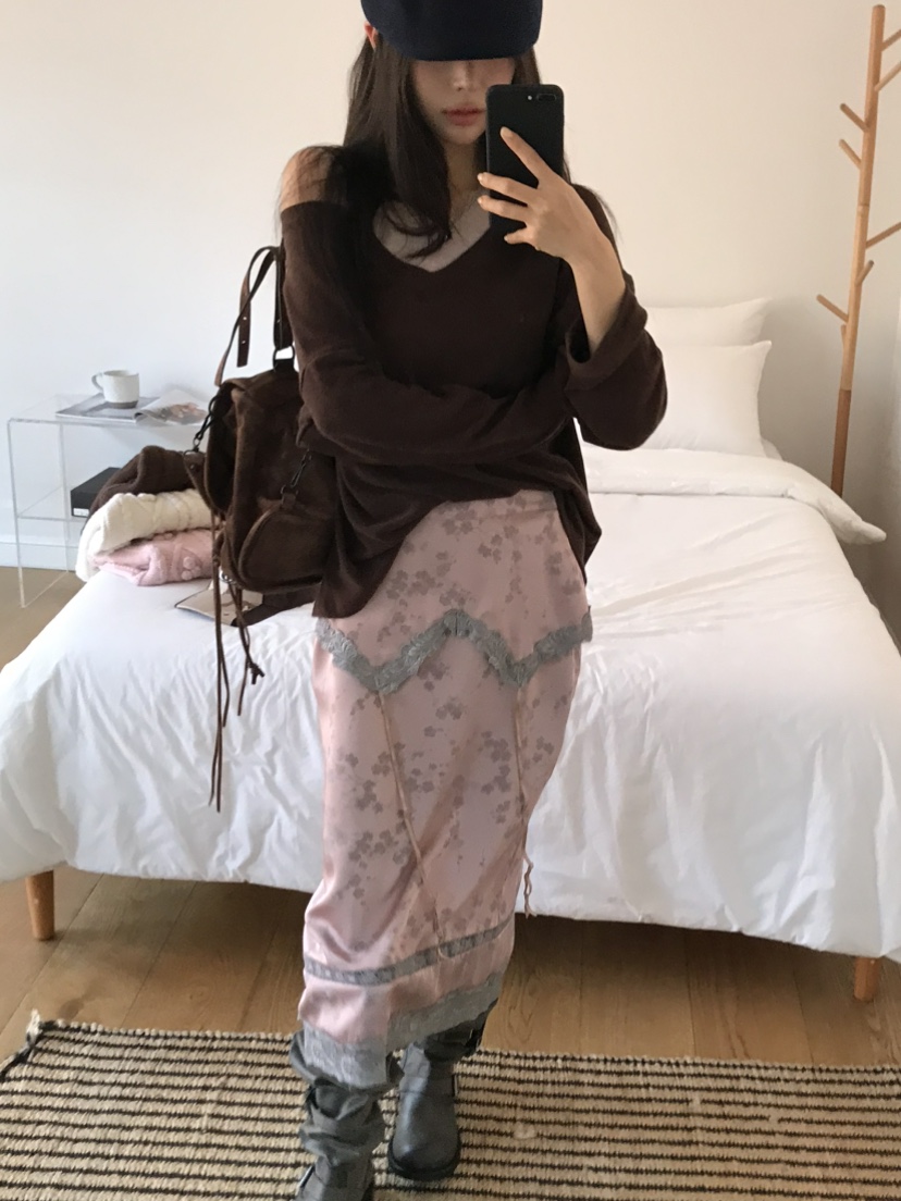 LOVE PULL韓國直郵女士新品熱賣休閑時尚人氣真品推薦長裙LOVE PULL長裙