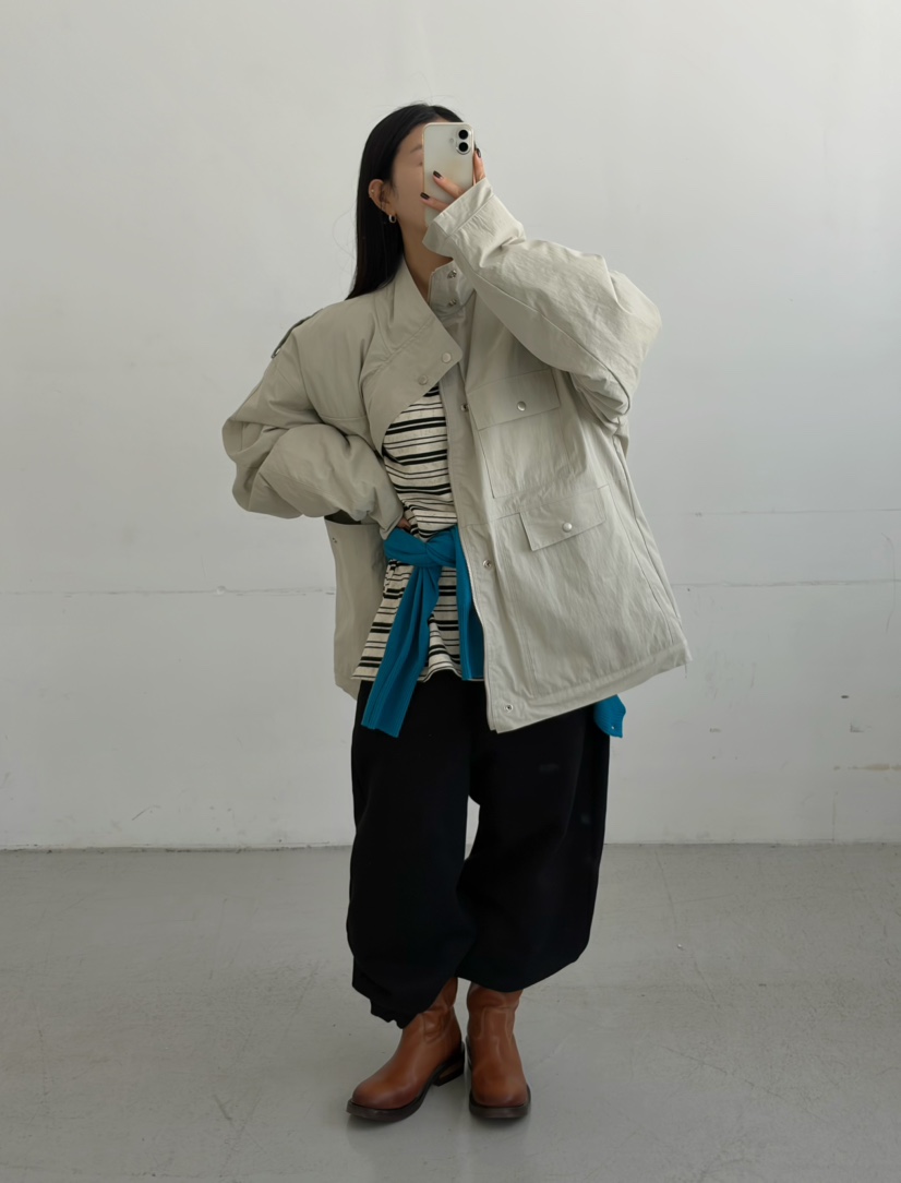 BYRING韓國直郵女裝新款推薦熱賣人氣真品休閑時尚夾克加厚BYRING夾克