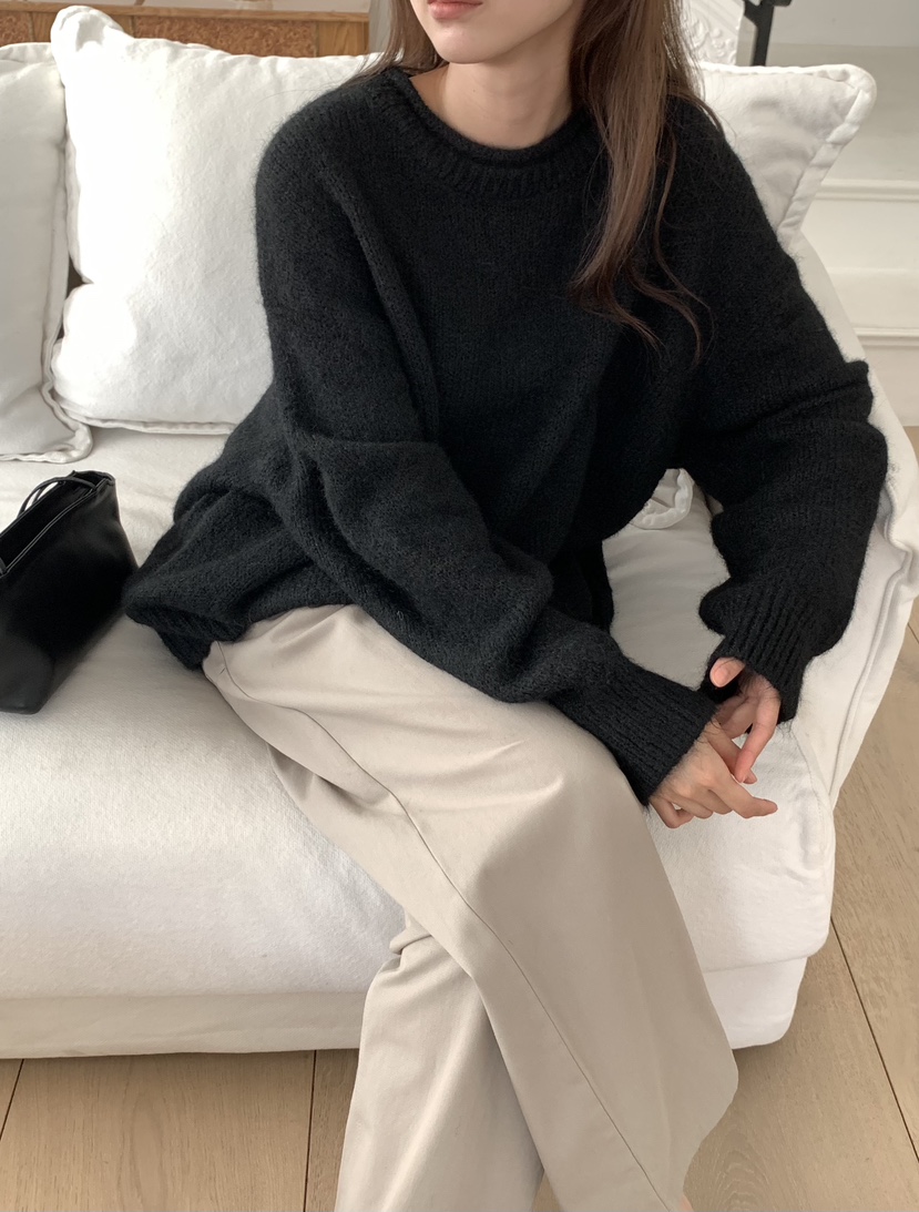 NOTICE韓國直郵女裝新品熱賣休閑推薦時尚人氣針織衫寬松NOTICE針織衫