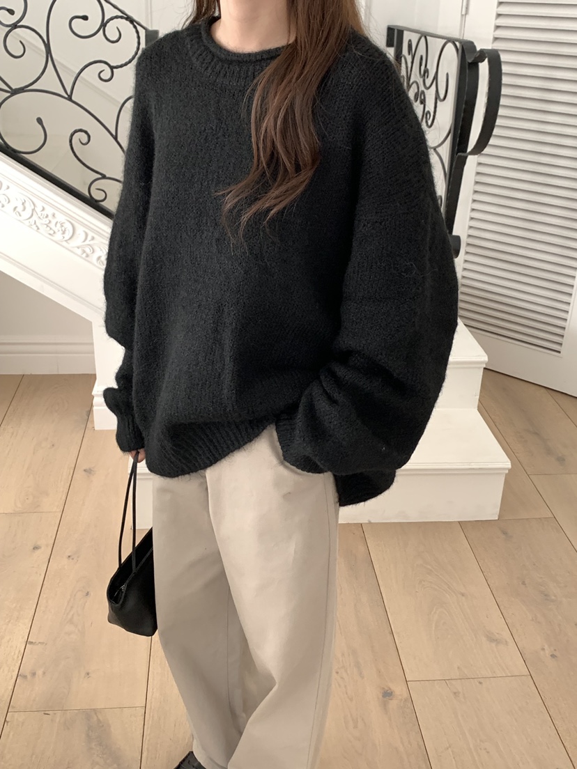 NOTICE韓國直郵女裝新品熱賣休閑推薦時尚人氣針織衫寬松NOTICE針織衫