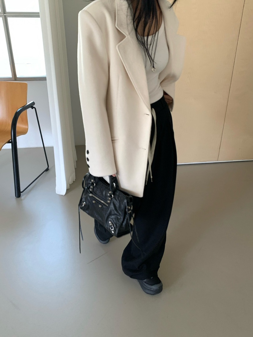REVE CITE-L韓國直郵女士新款人氣推薦休閑真品休閑褲褶裥REVE CITE-L休閑褲