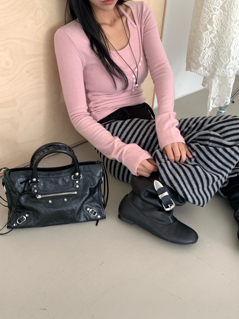 REVE CITE-L東大門代購女士新款熱賣時尚休閑人氣長袖T恤REVE CITE-L長袖T恤