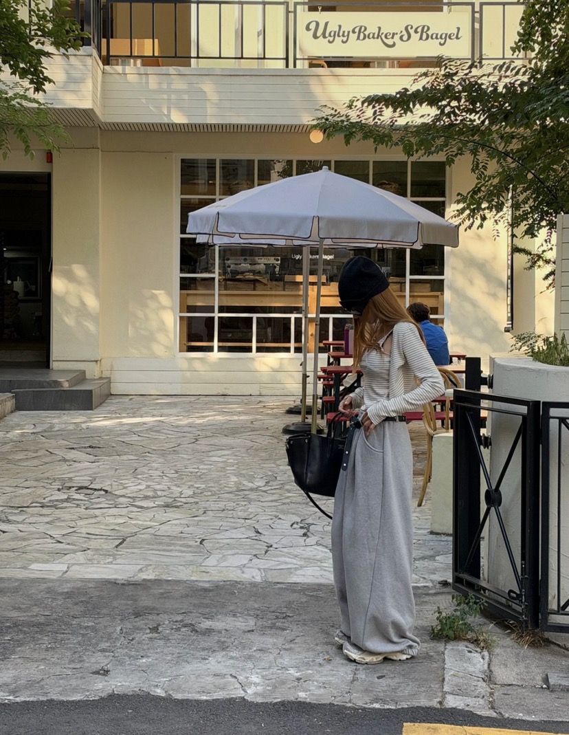 ZEROZERO東大門實拍女裝新品人氣休閑褲不含腰帶加絨褶裥ZEROZERO休閑褲