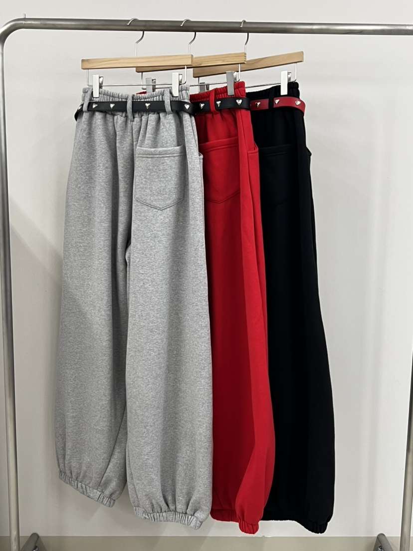 ZEROZERO東大門實拍女裝新品人氣休閑褲不含腰帶加絨褶裥ZEROZERO休閑褲