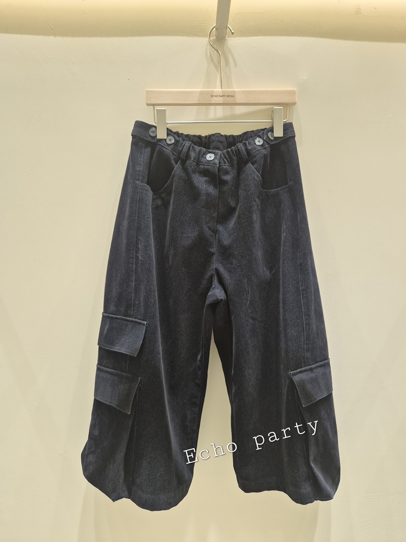 ECHOPARTY韓國代購女士新品真品人氣熱賣休閑休閑褲天鵝絨Echo party休閑褲圖色2