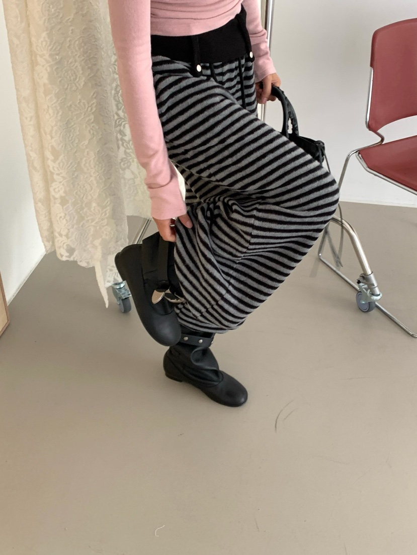 REVE CITE-L東大門直郵女裝新款真品熱賣休閑褲折疊抓絨REVE CITE-L休閑褲