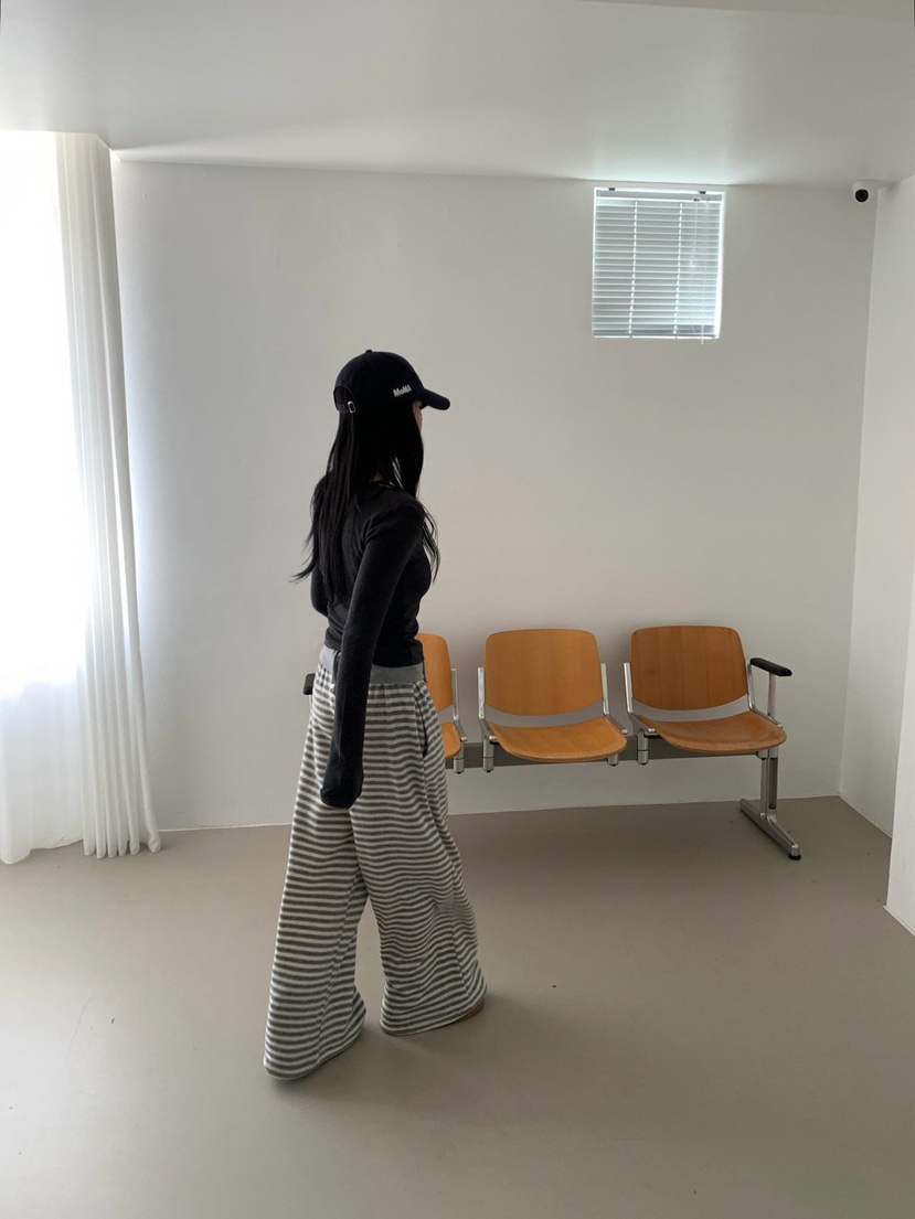 REVE CITE-L東大門直郵女裝新款真品熱賣休閑褲折疊抓絨REVE CITE-L休閑褲