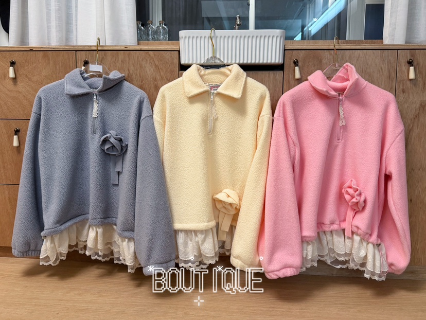 BOUTIQUE-L韓國代購女裝新款真品推薦休閑時尚人氣熱賣衛衣BOUTIQUE-L衛衣