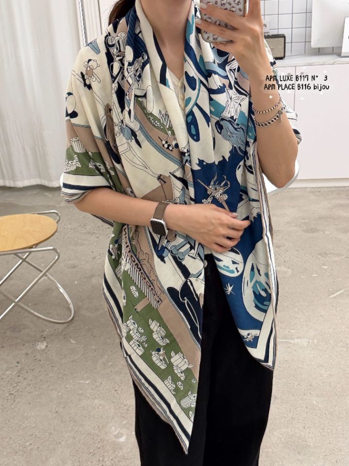 N3東大門實拍女士新品休閑熱賣人氣時尚真品推薦圍巾披肩N3圍巾/披肩