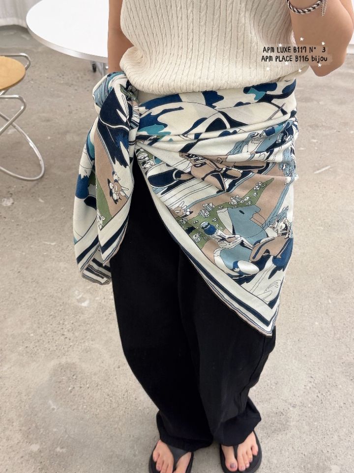 N3東大門實拍女士新品休閑熱賣人氣時尚真品推薦圍巾披肩N3圍巾/披肩