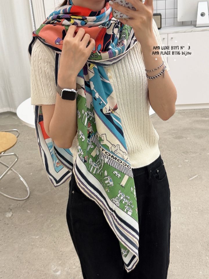N3東大門實拍女士新品休閑熱賣人氣時尚真品推薦圍巾披肩N3圍巾/披肩