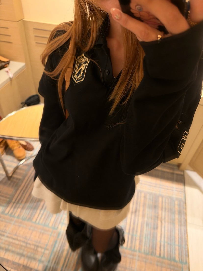 ZEROZERO東大門實拍女裝新款時尚推薦休閑真品長袖T恤翻領ZEROZERO長袖T恤