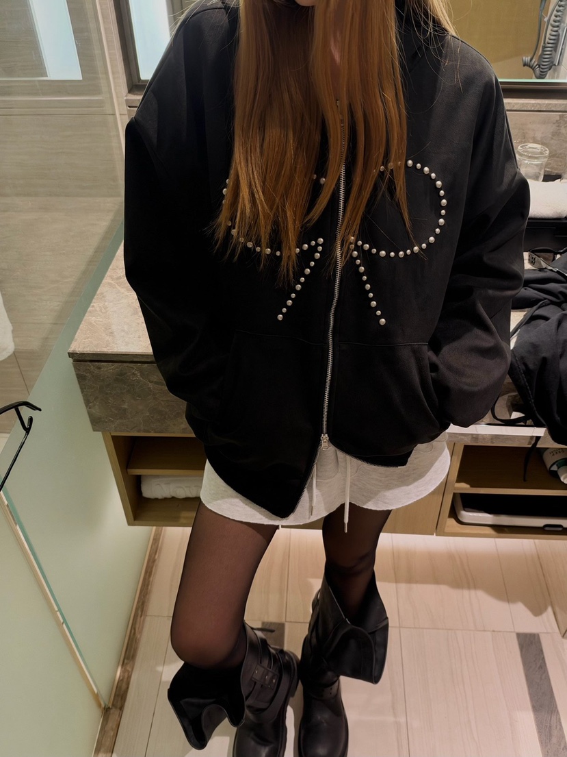 ZEROZERO東大門實拍女士新品推薦休閑真品人氣衛衣麂皮連帽ZEROZERO衛衣