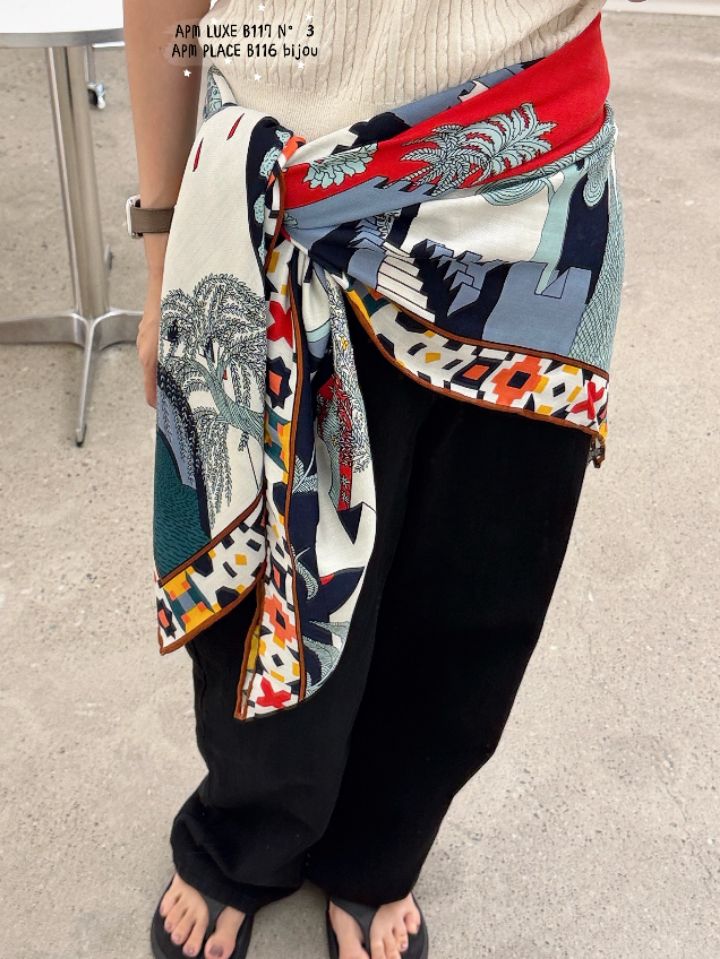N3韓國直郵女裝新款時尚熱賣休閑真品推薦人氣圍巾披肩N3圍巾/披肩