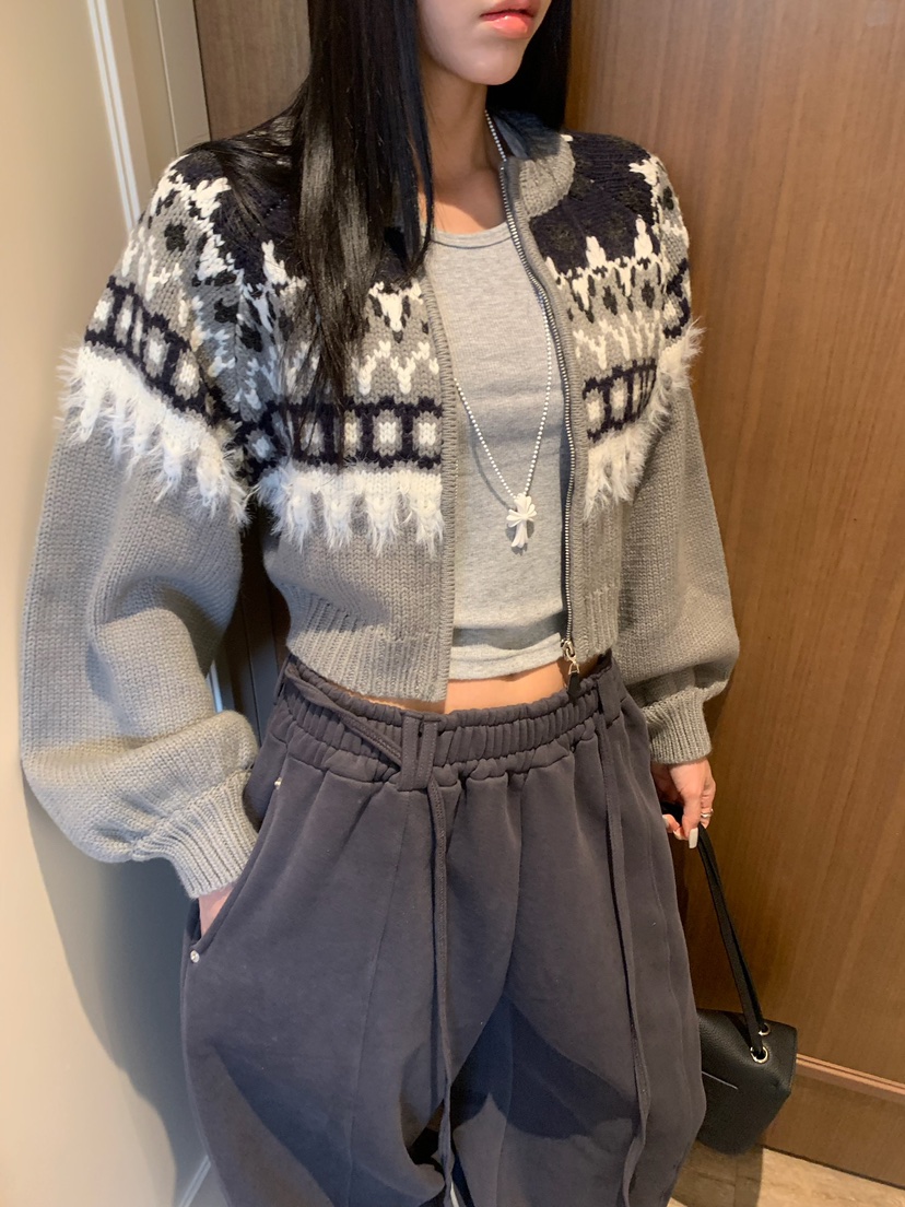 BADCALM東大門代購女裝新品人氣熱賣真品推薦休閑開衫北歐BADCALM開衫圖色2