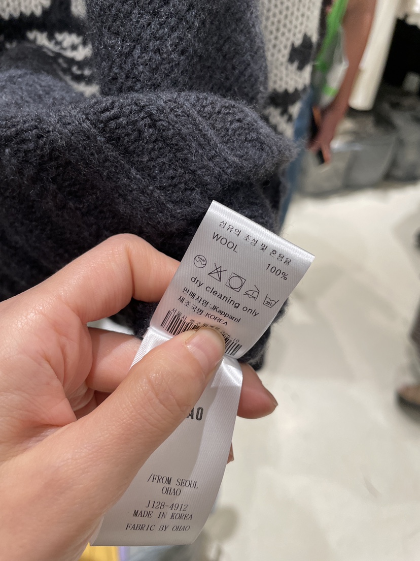 OHAO東大門實拍女裝新品真品時尚推薦熱賣人氣休閑毛衣兔子OHAO/HA MONG毛衣