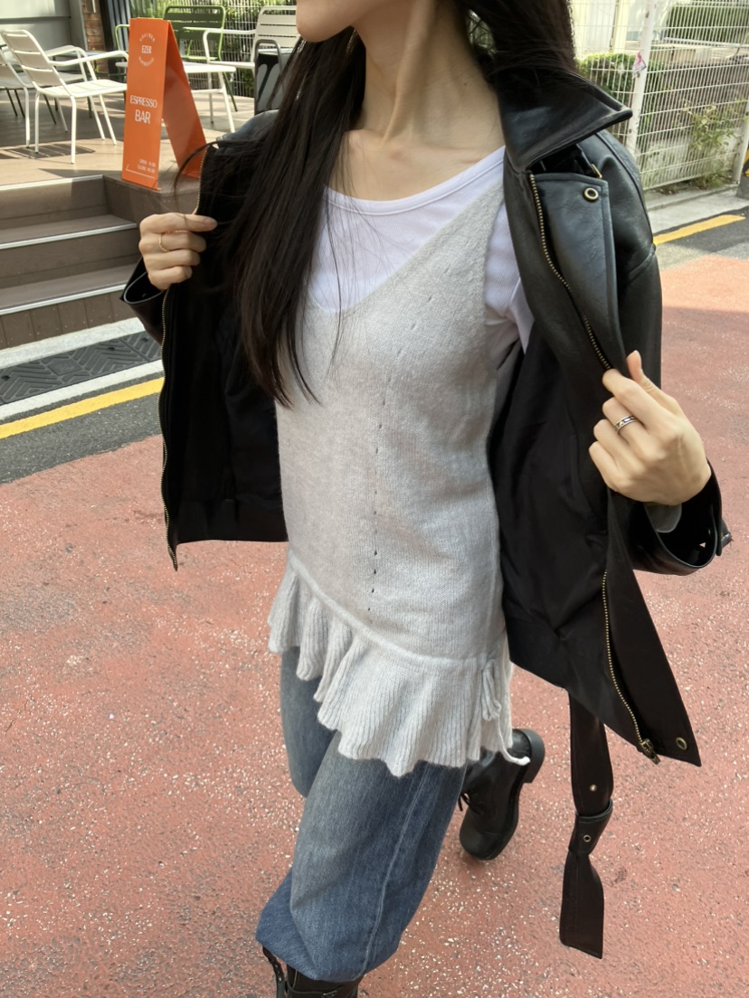 PIN-UP東大門代購女裝新款真品人氣推薦吊帶背心無袖針織衫PIN-UP吊帶/背心