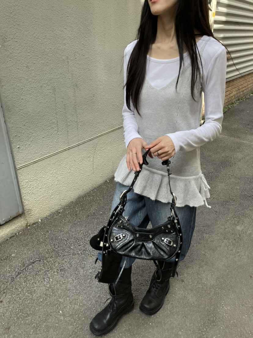 PIN-UP東大門代購女裝新款真品人氣推薦吊帶背心無袖針織衫PIN-UP吊帶/背心